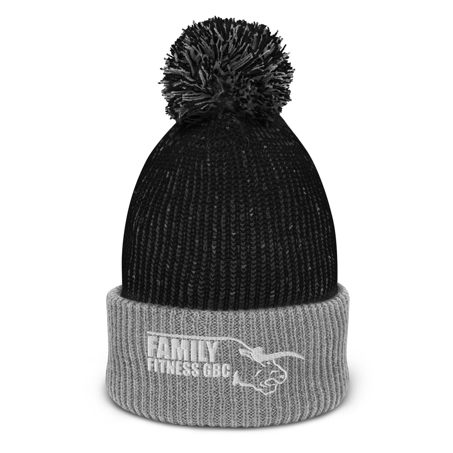 Family Fitness Pom-Pom Beanie