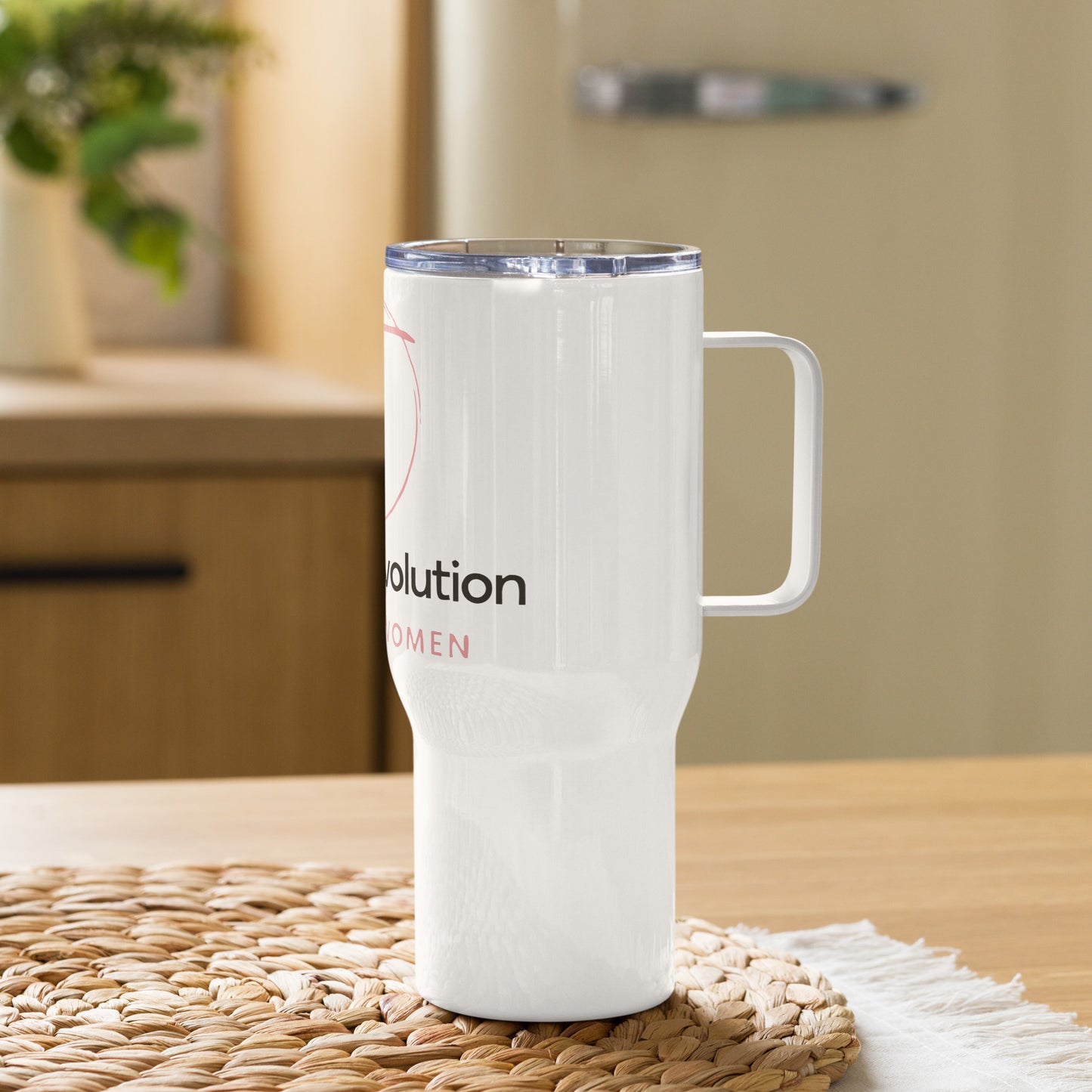 Fitness Revolution Travel mug with a handle