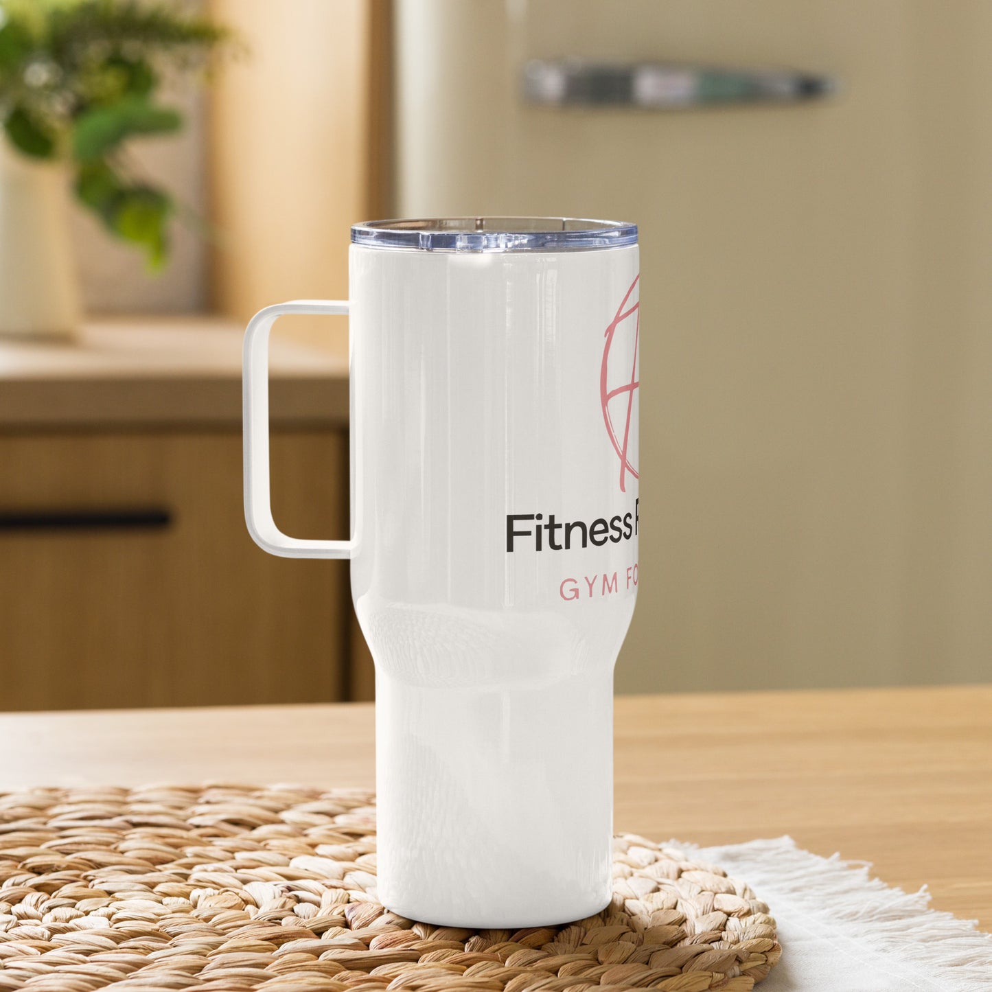 Fitness Revolution Travel mug with a handle