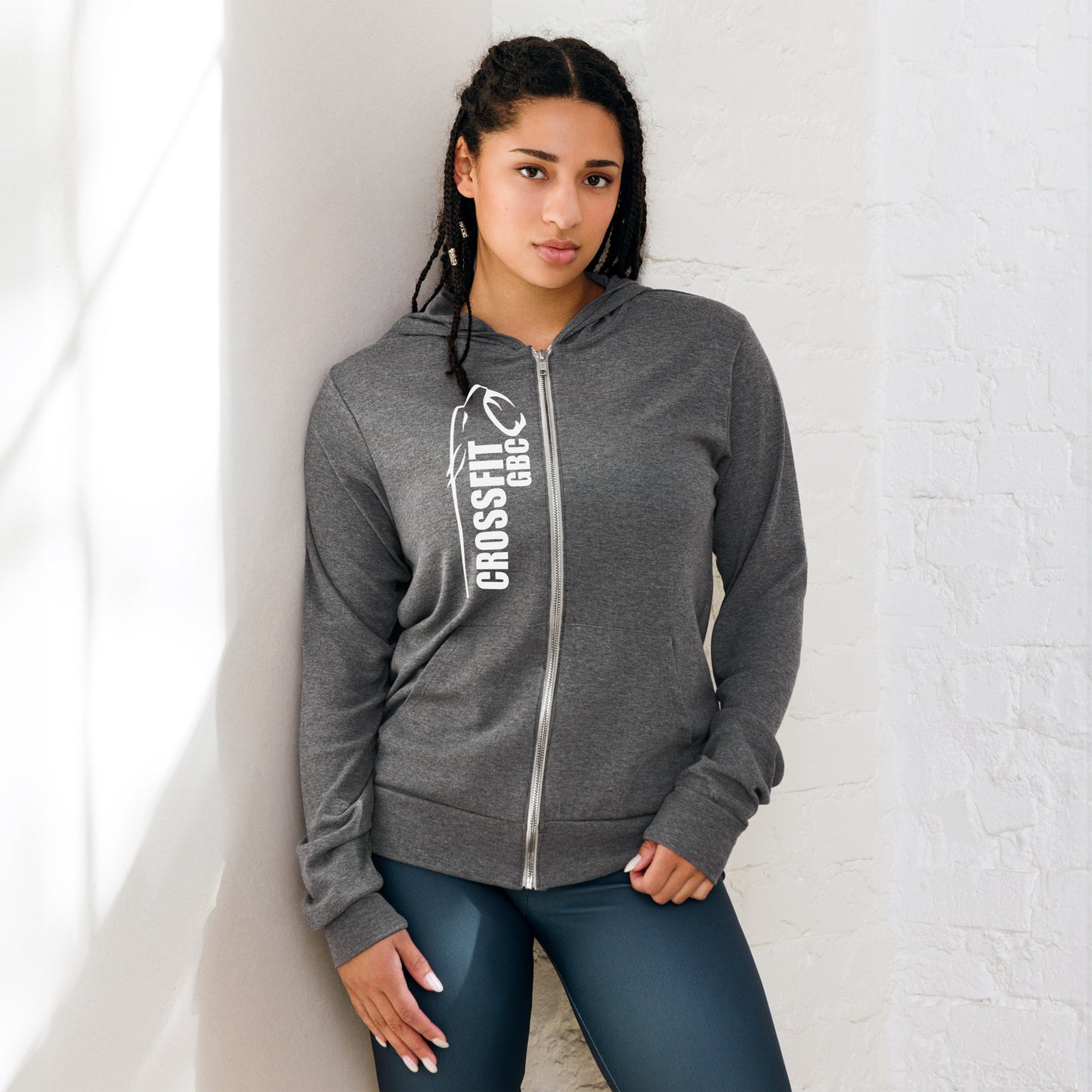 Unisex zip hoodie