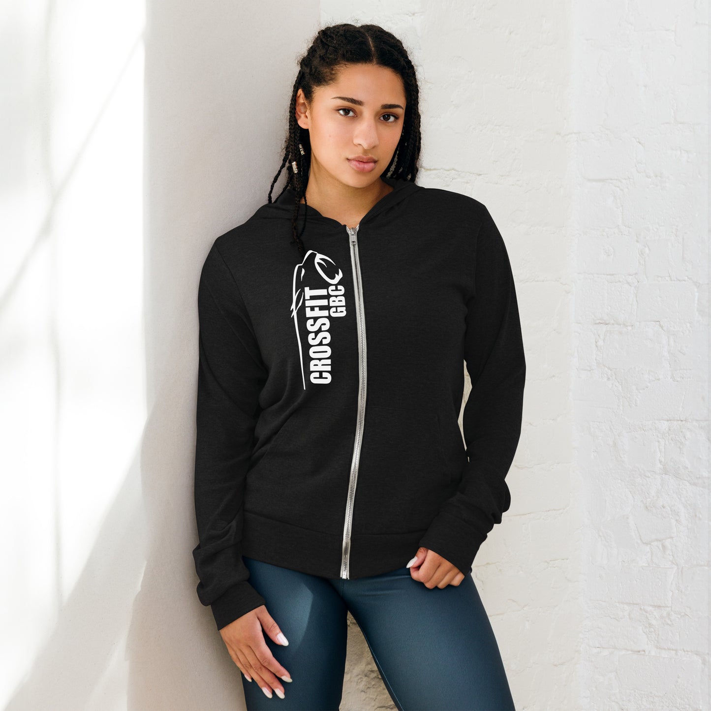 Unisex zip hoodie