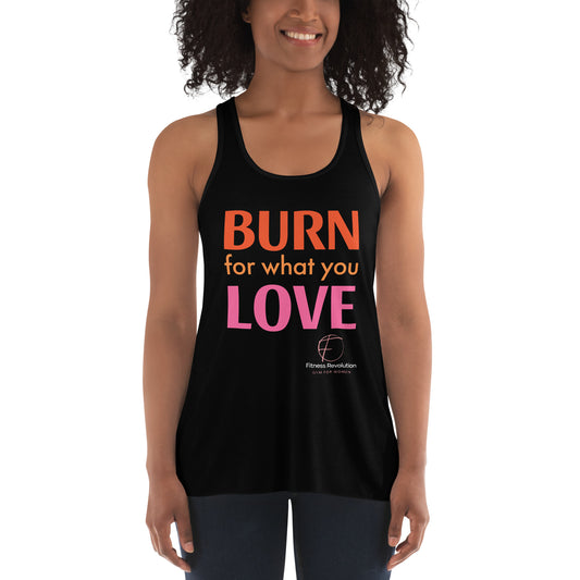 Burn Women's Flowy Racerback Tank