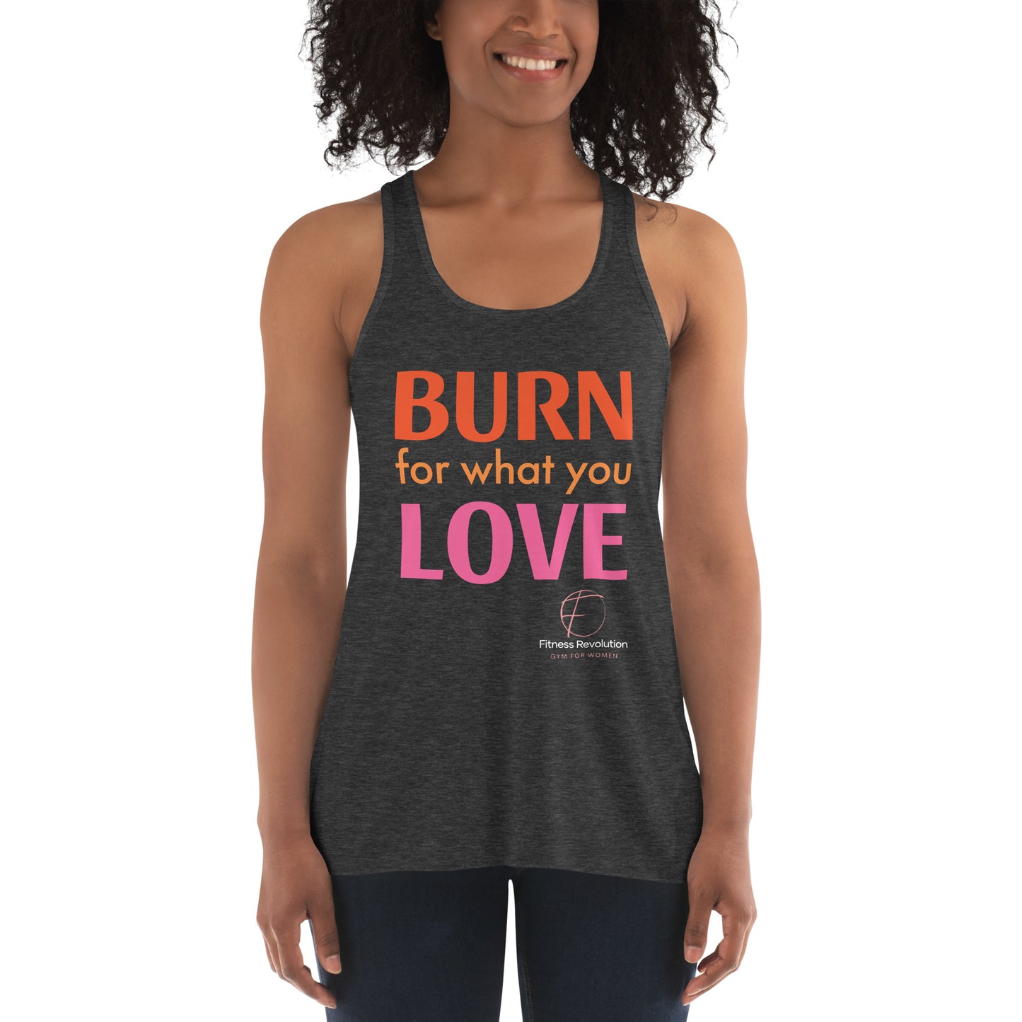 Burn Women's Flowy Racerback Tank