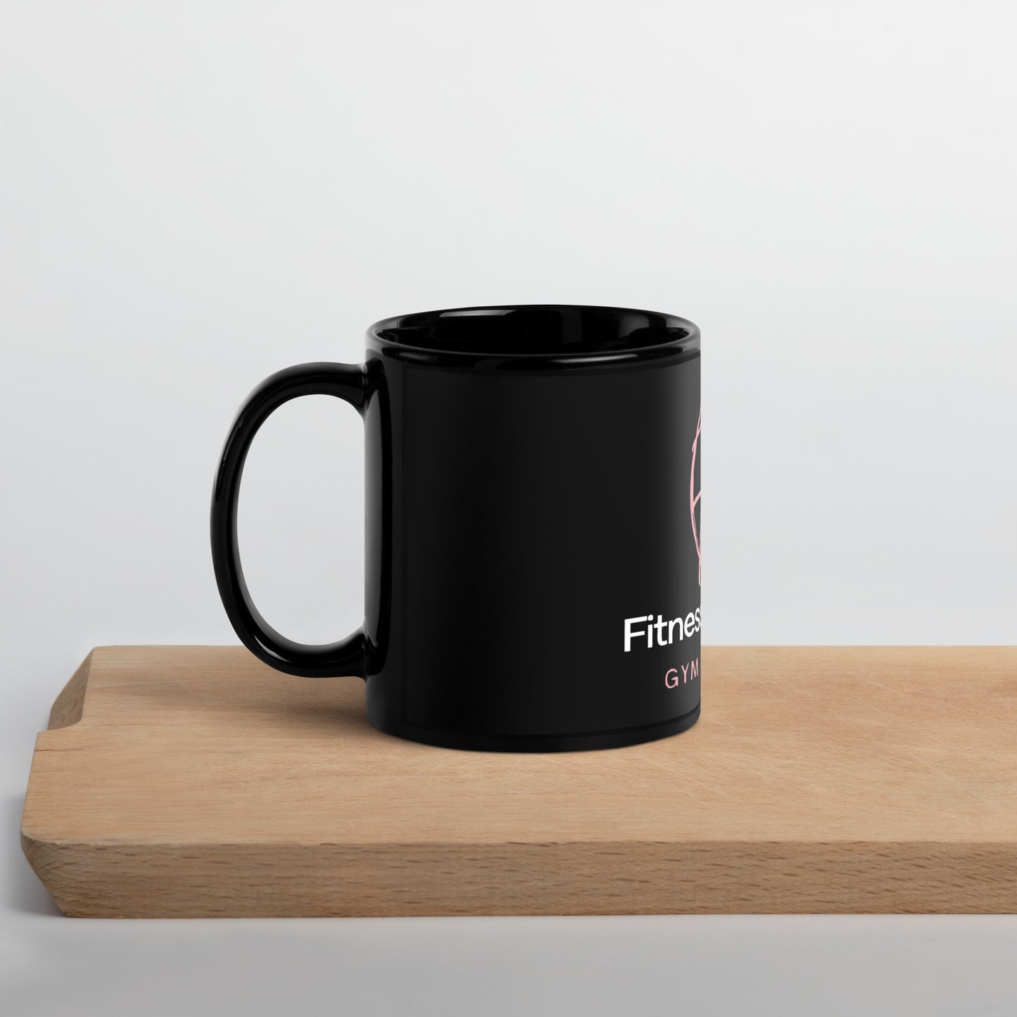 Fitness Revolution Black Glossy Mug