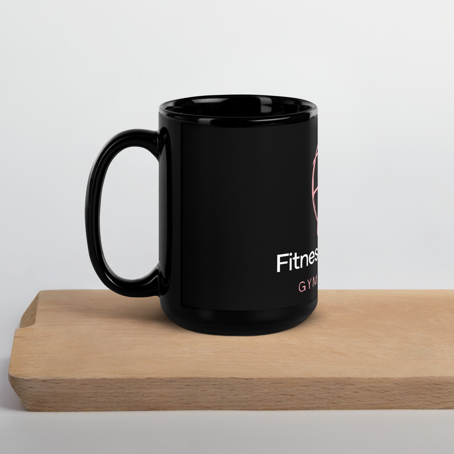 Fitness Revolution Black Glossy Mug