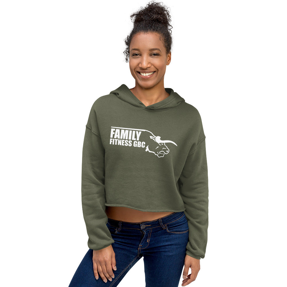 Family Fitness Crop Hoodie